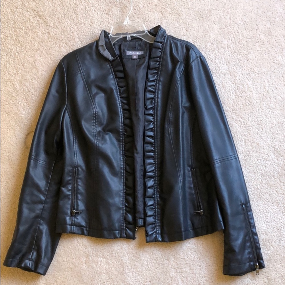 Women’s Roz and Ali Black Leather Jacket
